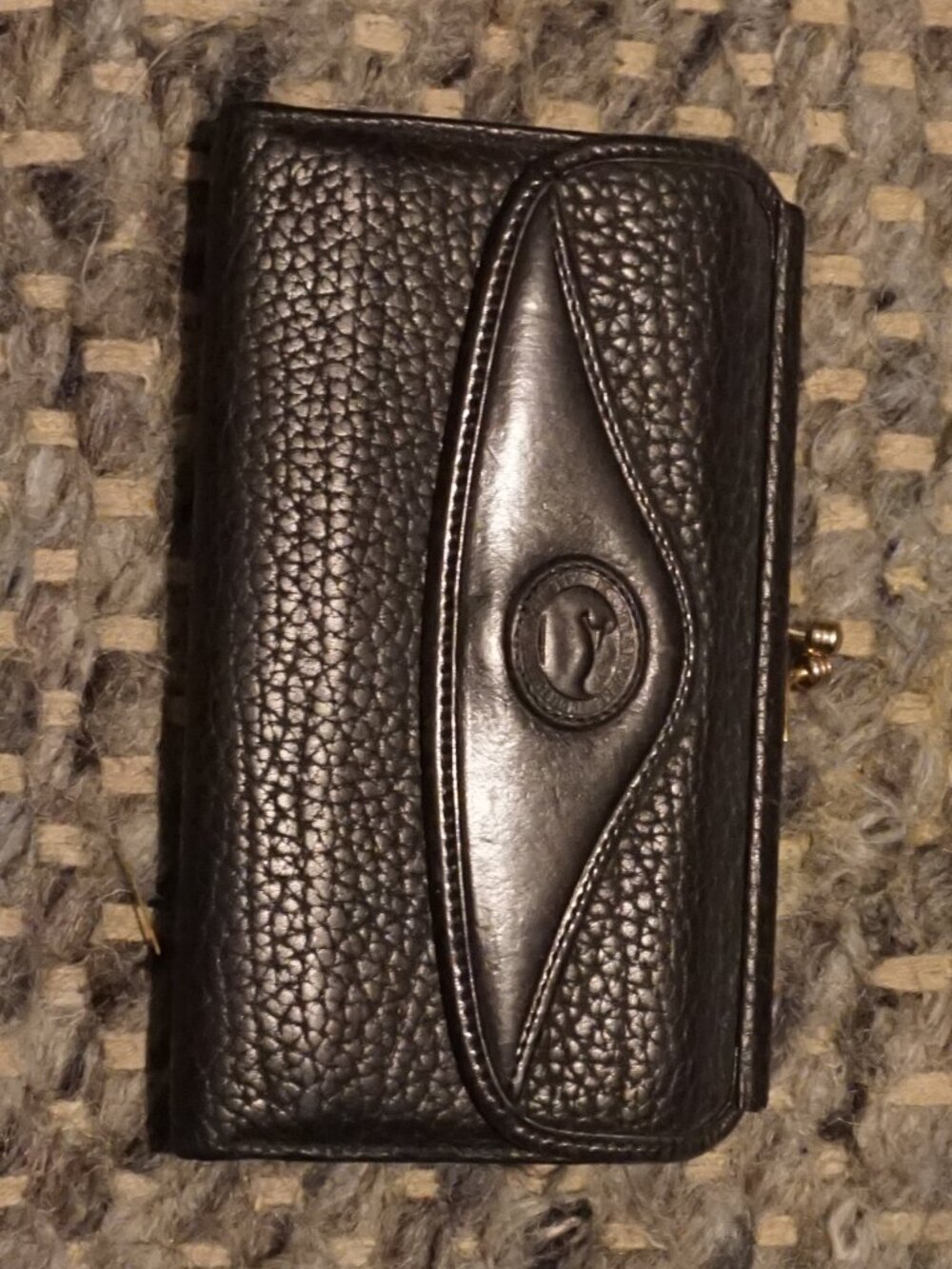 Dooney & Bourke Long Wallet Black Leather